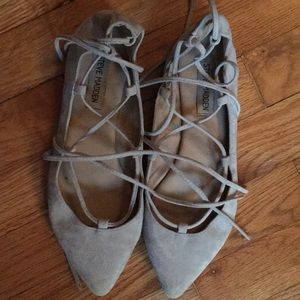 Steve Madden suede flats